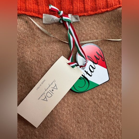 NWT Aida Women’s Wool Blend Cardigan Made in Italy - Picture 8 of 8